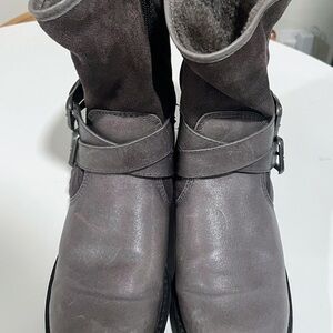 Stylish Gray Ankle Boots